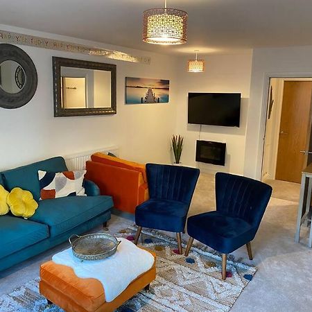 Luxury Modern 1Bed Sea View Apartment Rhôs-on-Sea Eksteriør billede